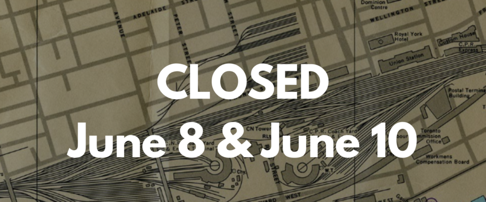 closed June 8 and 10